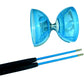 Diabolo Chinese Yoyo Set ,Triple Bearing Diabolo Chinese Yo-yos Juggling Toys Colorful LED Diabolo with Diablo Sticks, Diabolo String&Net Bag, Easier