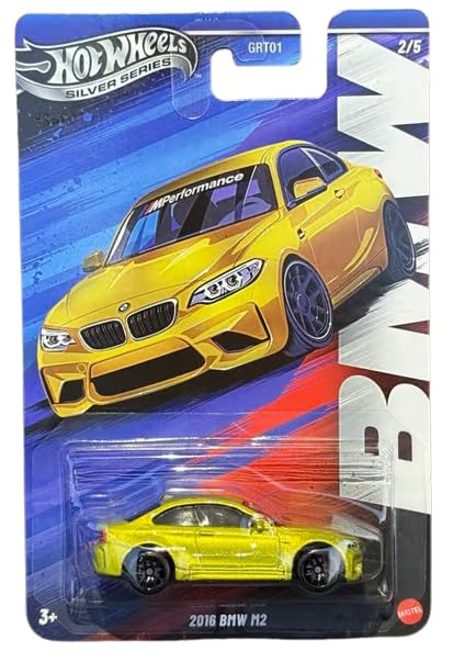 Hot Wheels Silver Series 2016 BMW M2 [Yellow], 2/5, 1:64 Scale Diecast Vehicle