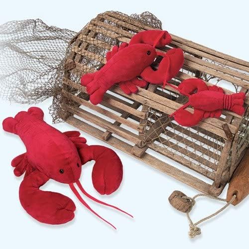 Mary Meyer Stuffed Animal Soft Toy, Lobbie Lobster, 10-Inches