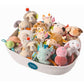 Taggies Teether Baby Rattle Soft Toy, 5-Inches, Sherbet Lamb,1.0Count