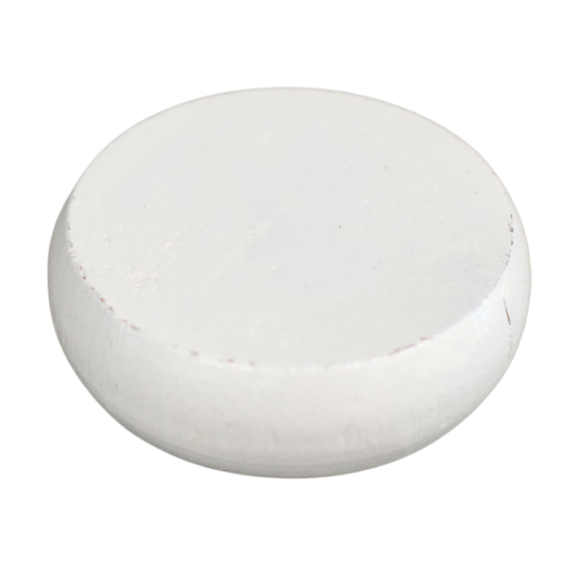 26 Crokinole Discs with a Velvet Pouch - Full Set (White and Walnut Stain, Large - 1 1/4 Inch Diameter (3.2cm))