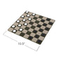 Gamie 10 Board Games Set, Classic Family Games for Kids and Adults, Includes 5 Double Sided Playing Boards with Backgammon, Chinese Checkers, Snakes