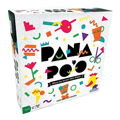 Pana Po'o Shape Game - Draw Object Card and Use Shapes to Create The Item in One Minute - Speed is Required! - Ages 8 and Up by Outset Media