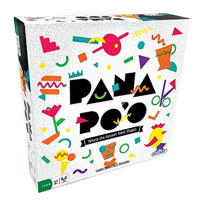 Pana Po'o Shape Game - Draw Object Card and Use Shapes to Create The Item in One Minute - Speed is Required! - Ages 8 and Up by Outset Media