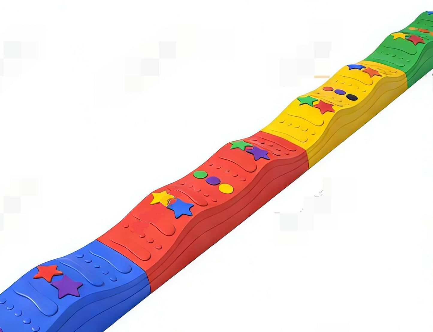 MOCUTEEN Kids Balance Beam Stepping Stones - 4 PCS, Non-Slip Textured Surface with Rubber Pads, Supports Up to 220LBS, Promotes Agility