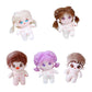 niannyyhouse 4 Inch Plush Doll Body, Humanoid Stuffed Toy with Glossy Finish, Skeleton Design, 10cm (5-with Skeleton)