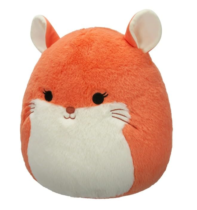 Squishmallows Rica 12 inch Chinchilla Fuzzamallows - Childs Ultra Soft Stuffed Toy