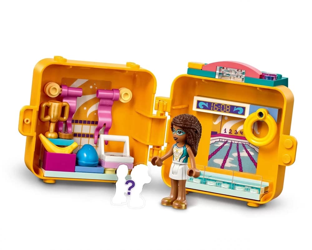 LEGO Friends Andrea's Swimming Cube 41671 Building Kit Set; Includes a Pet Toy for Kids in a Random Color; Swimming Toy Sparks Hours of Imaginative