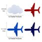 SaktopDeco 2 Pack Airplane Cloud Garland Plane Banner Airplane Party Supplies Plane Aviation Themed Birthday Party Decorations Supplies