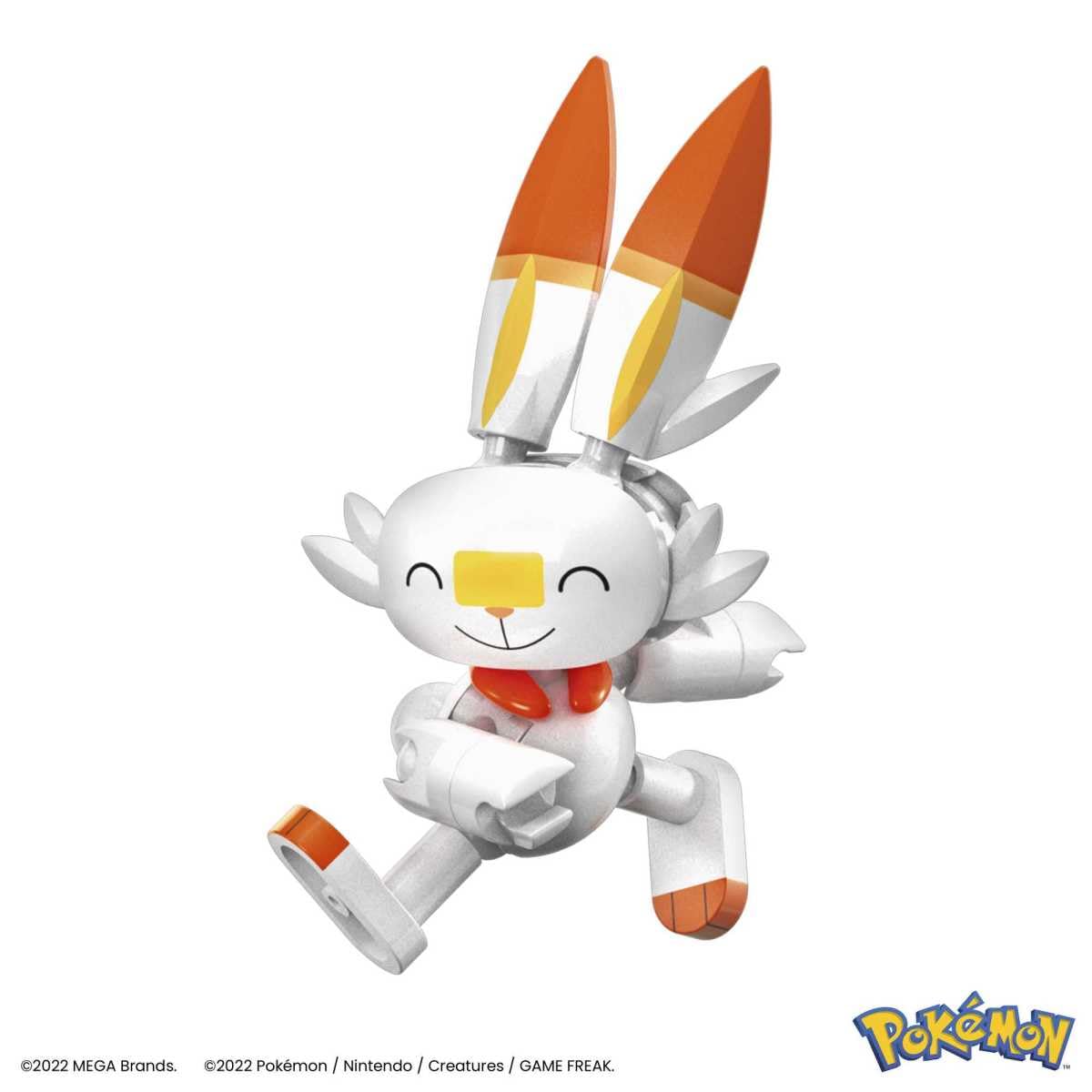 Mega Construx Pokemon Series 17 Scorbunny Figure Building Set with Luxury Poke Ball