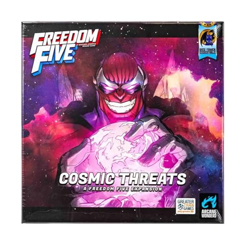 Freedom Five Cosmic Threats Retail, for 1-5 Players, Ages 14 and up