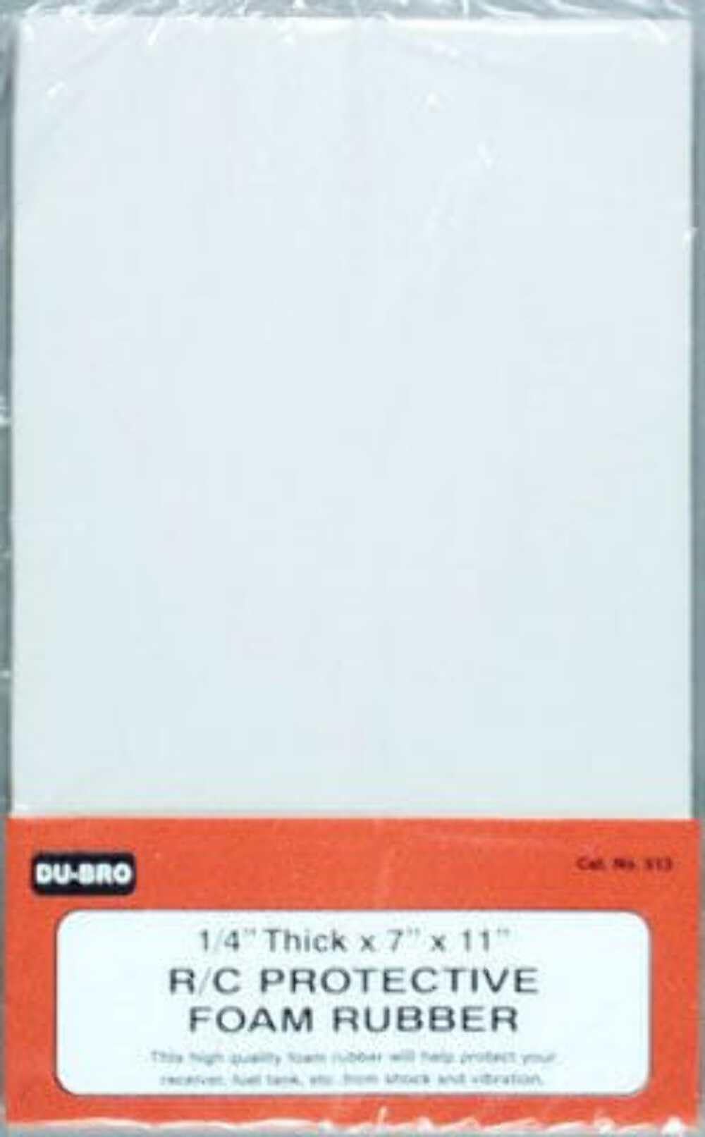 Du-Bro 513 1/4" R/C Protective Foam Rubber