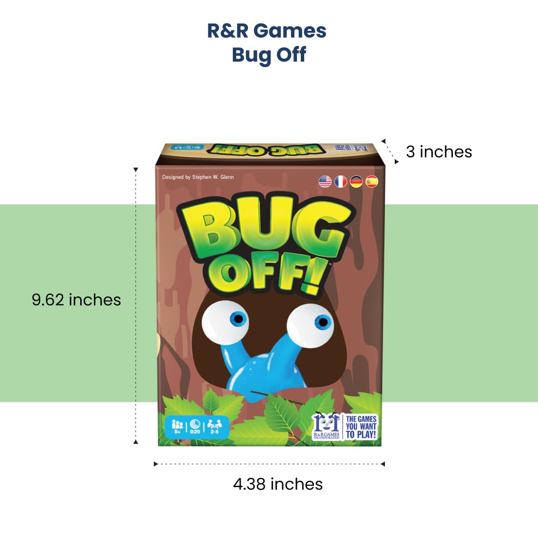 R&R Games Bug Off Family Card Game