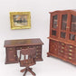 SXFSE Dollhouse Decoration Accessories, 1:12 Dollhouse Miniature Painted Wooden Frame Mural Accessories (A)