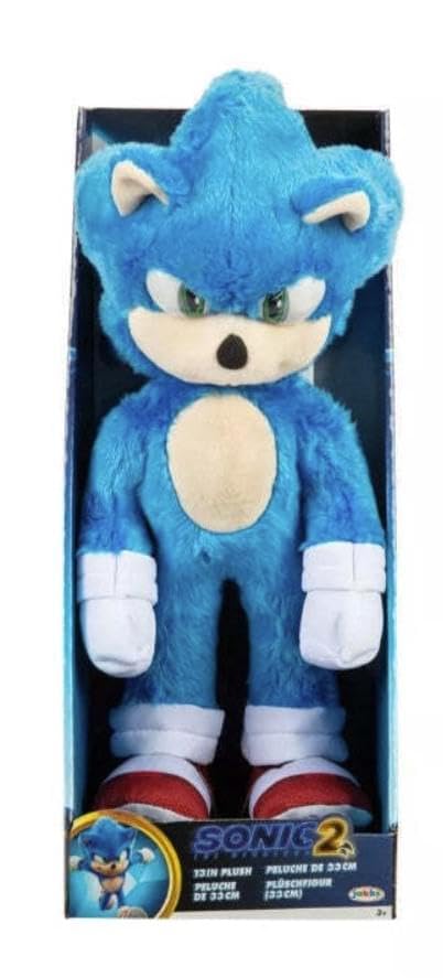 Sonic The Hedgehog, Sonic Movie 13" Plush, 5.6 x 5.4 x 14 inches