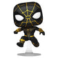 Funko Pop! Marvel: No Way Home - Spider Man in Black & Gold Suit (Chase Variant) Glows in The Dark Exclusive Vinyl Figure Collectibles Bundled with
