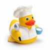 3 Inch DUCKY CITY Chef Rubber Duck [Sealed, Floats Upright] for Jeep Ducks | Baker Cook Bath Toy for Kids and Toddlers, Baby Safe Funny Duck Gift