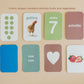 Learn & Drop Spanish Flashcards | Spanish Flash Cards for Kids and Toddlers | Learn Colors, Shapes, Numbers, Fruits and Veggies, and Animals
