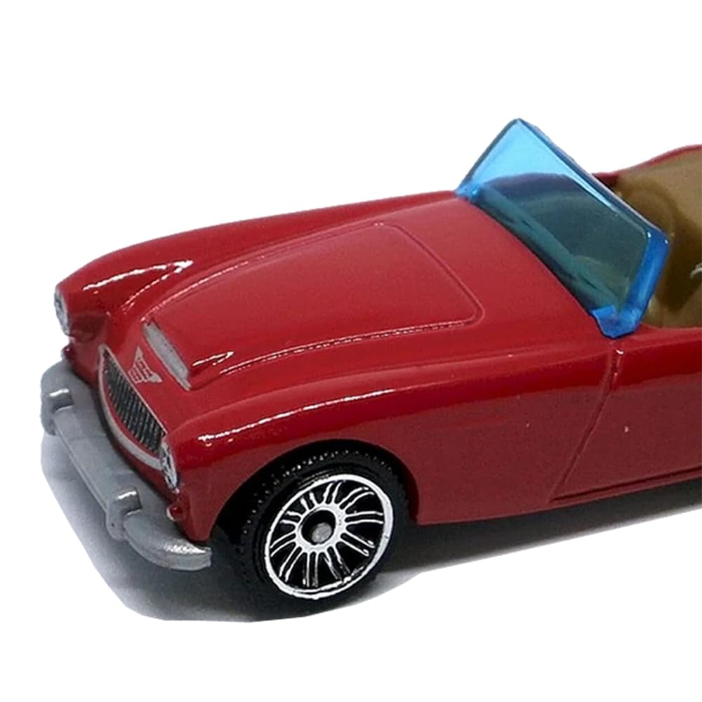 Matchbox Collectible Die-Cast Red Sports Car - Road Trip Series - Inspired by '63 Austin Healey Roadster - FHX27-21/35