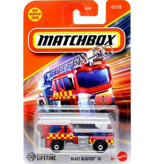 Matchbox Blaze Blaster III [Firetruck] New for 2025! 13/125, 1:64 Scale Diecast Toy Vehicle