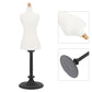 White 1/24 Miniature Dress Form Mannequin Dollhouse Decoration Accessories, DIY Doll House Kit
