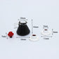1:12 Scale Miniature Metal Coffee Pot, Mini Kitchen Accessory for Fairy Gardens, DIY Crafts, Model Kits and Tiny Tea Sets