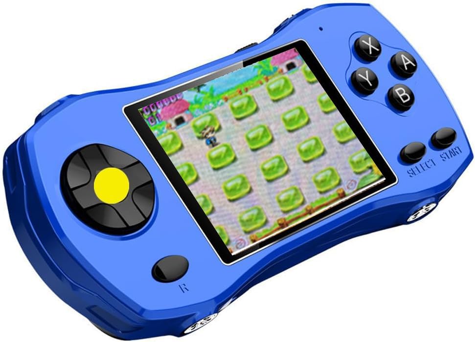 Handheld Game Console for Kids Preloaded 200+ Retro Video Games, Portable Gaming Player with Rechargeable Battery 3.0" LCD Screen, Mini Arcade
