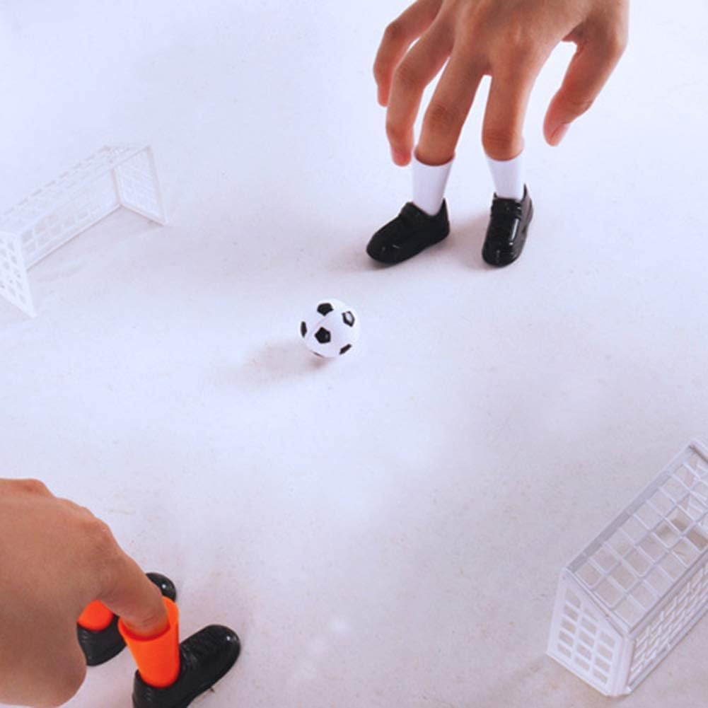 aoukoslt 1 Set Finger Soccer Game Set with Two Goals for Fans Club Party Gifts - Football Products, Soccer Games, Toy Football