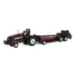 Outback Toys Set of 4 1/64 Case IH & New Holland Pulling Tractors with Pulling Sleds 37900-SET