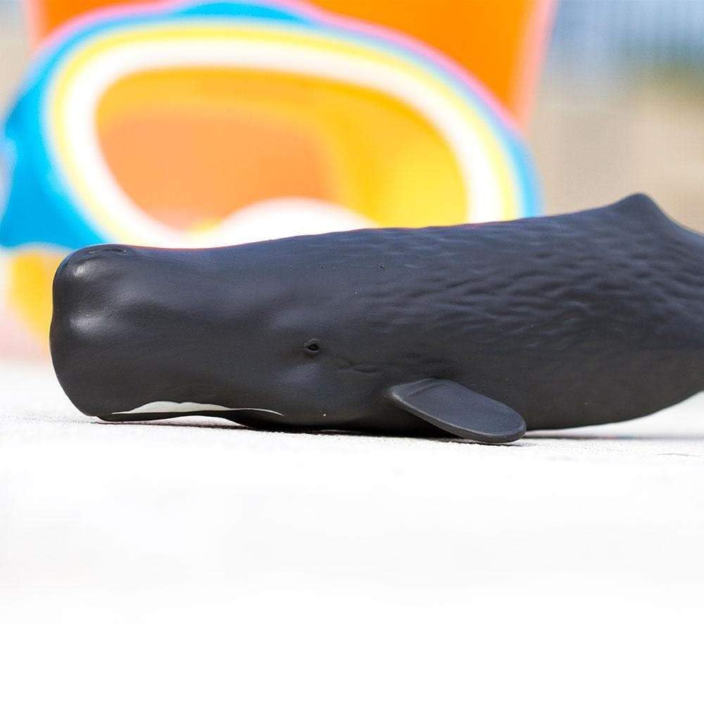 Safari Ltd. Sperm Whale Figurine - Lifelike 9" Whale Figure - Ocean Animal Toy for Boys, Girls and Kids Ages 1+