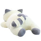 Cat Big Plush Hugging Pillow, Super Soft Kitten Kitty Stuffed Animals Toy Gifts for Kids, Girls, Bed, Christmas, Valentine 21.7" (Gray)