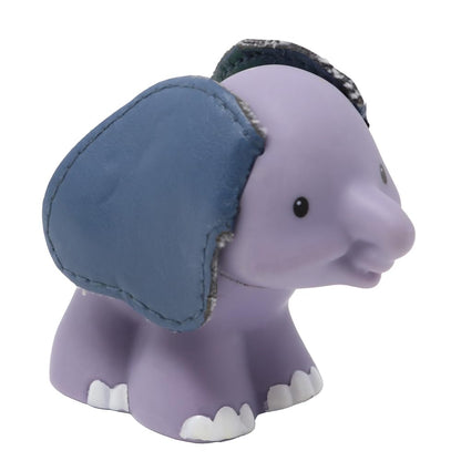 Fisher-Price Replacement Part for Collectible Little People Noah's Ark or Zoo Playset K0475 - Replacement Elephant Figure with Leather Like Touch and