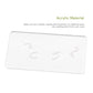 BearHoHo Escape Room Game Password Clue Cards Props Magic Transparent Acrylic Cards for Real Life Puzzle Game Pile Four Cards Up to Get Clues Run Away