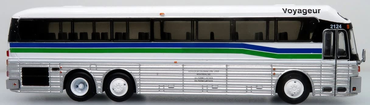 Iconic Replicas Eagle Model 10 Diecast Coach Bus Voyageur (Canada) Livery 1:87-HO Scale New in The Box