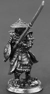 Alloy Samurai Model, Ancient Mini Warrior Model Toy, Japanese Style Table Games and Chess Decoration Military Manual, DIY Alloy Samurai Doll (Long