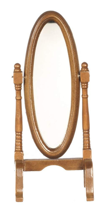 Aztec Wodden Standing Swivel Mirror D1165