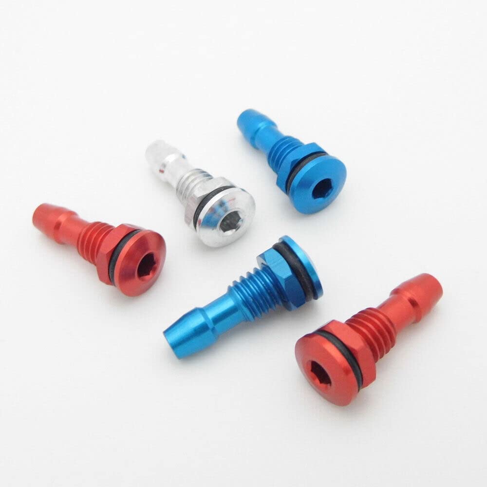 TEAMWILL 2PCS M6 / M8 Water Outlet Motor Cooling Water Nipple Nozzle for RC Boat Marine (M8 Black)