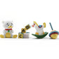International Miniatures by Classics Dollhouse Miniature Set of 4 Hand Painted Baby Toys