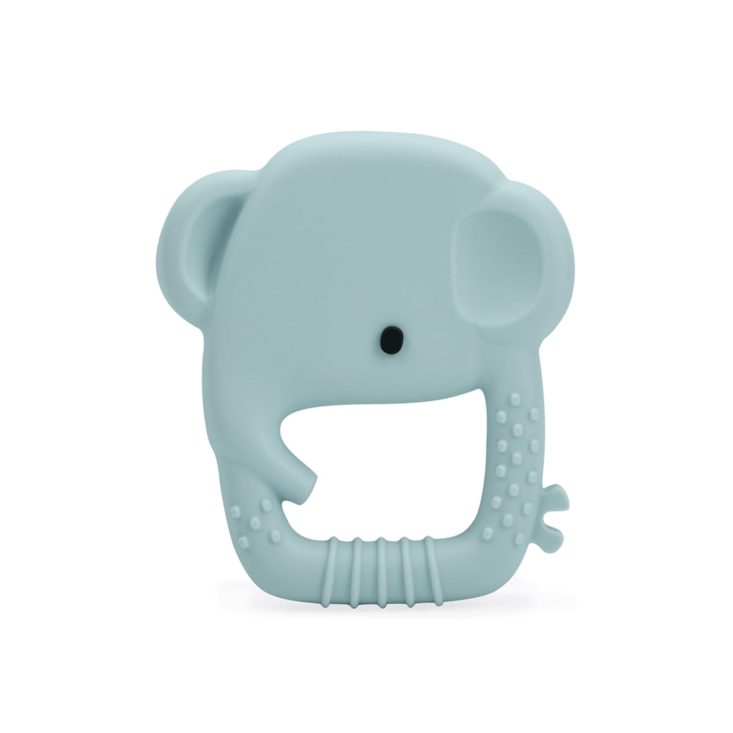 Loulou Lollipop Wild Silicone Teether for Babies 4 Months and Up, Textured Teething Ring for Sore Gums, BPA-Free Food-Grade Silicone, Easy-Grip Open