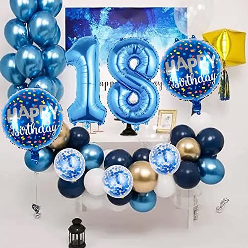 Balloons,11 pcs Foil Balloons 19 Year Old for 19th Birthday Party Supplies Decoration?Confetti Balloon Kids Party Balloons Birthday Party Supplies 19