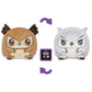 TeeTurtle Reversible Dungeons and Dragons Owlbear 4-Inch Two-Sided Flip Plush Toy with Embroidered Details - Cute Mini Collectible Plush for Kids