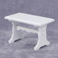AirAds Dollhouse 1:12 Scale Dollhouse Miniature Furniture Accessory Computer Desk Writing Table (1 White Desk)