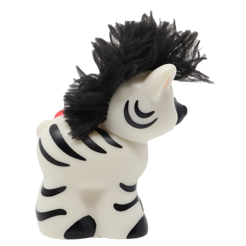 Fisher-Price Replacement Part for Collectible Little People Noah's Ark or Zoo Playset K0475 - Replacement Zebra Figure with Touch and Feel Mane -