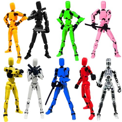 DANONI Assembly Completed-Titan 13 Action Figure Set,Nova 13 Action Figures,Titan 13 Robot,3D Printed Multi-Jointed Action Figures Dummy Robot 13