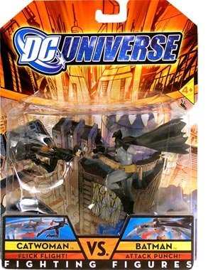 DC Universe: Fighting Figures Catwoman vs Batman Action Figure 2-pack