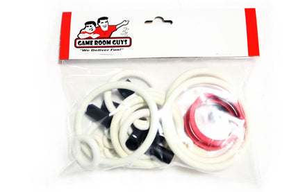 Game Room Guys Data East Checkpoint Pinball White Rubber Ring Kit