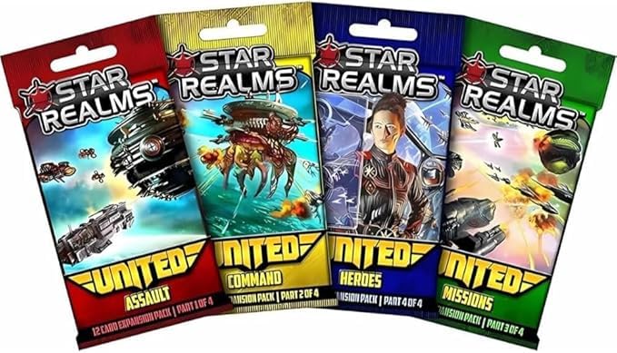 Wise Wizard Games Star Realms Bundle: The Complete United and Command Deck Set