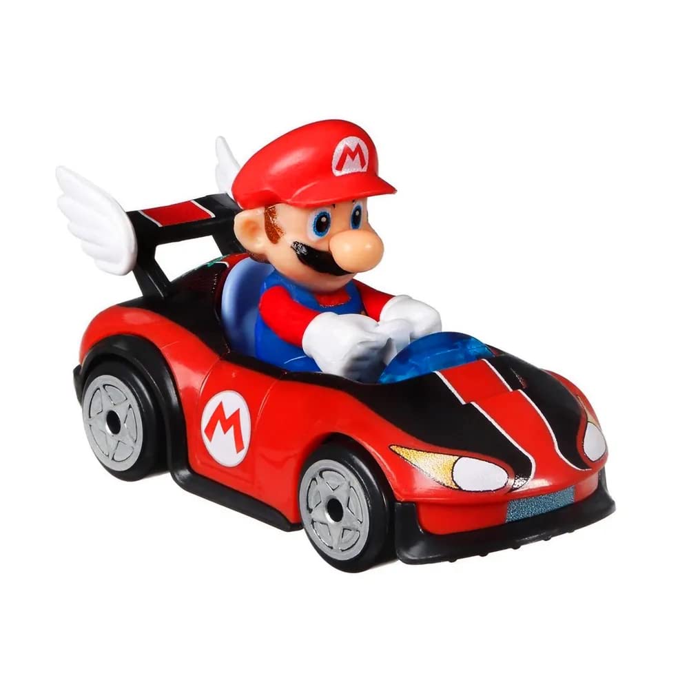 DieCast Hotwheels Mario Kart Mario Wild Wing - Toty Winner 2021