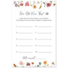 InvitationHouse Bright Floral How Old Were They Card - Set of 48