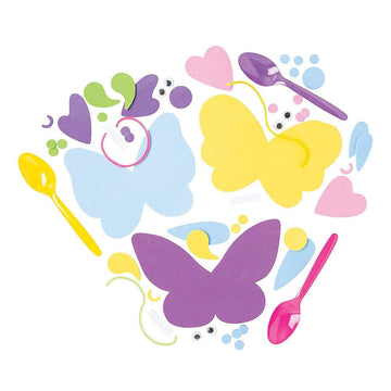 Butterfly Spoon Craft Kit -12 - Crafts for Kids and Fun Home Activities